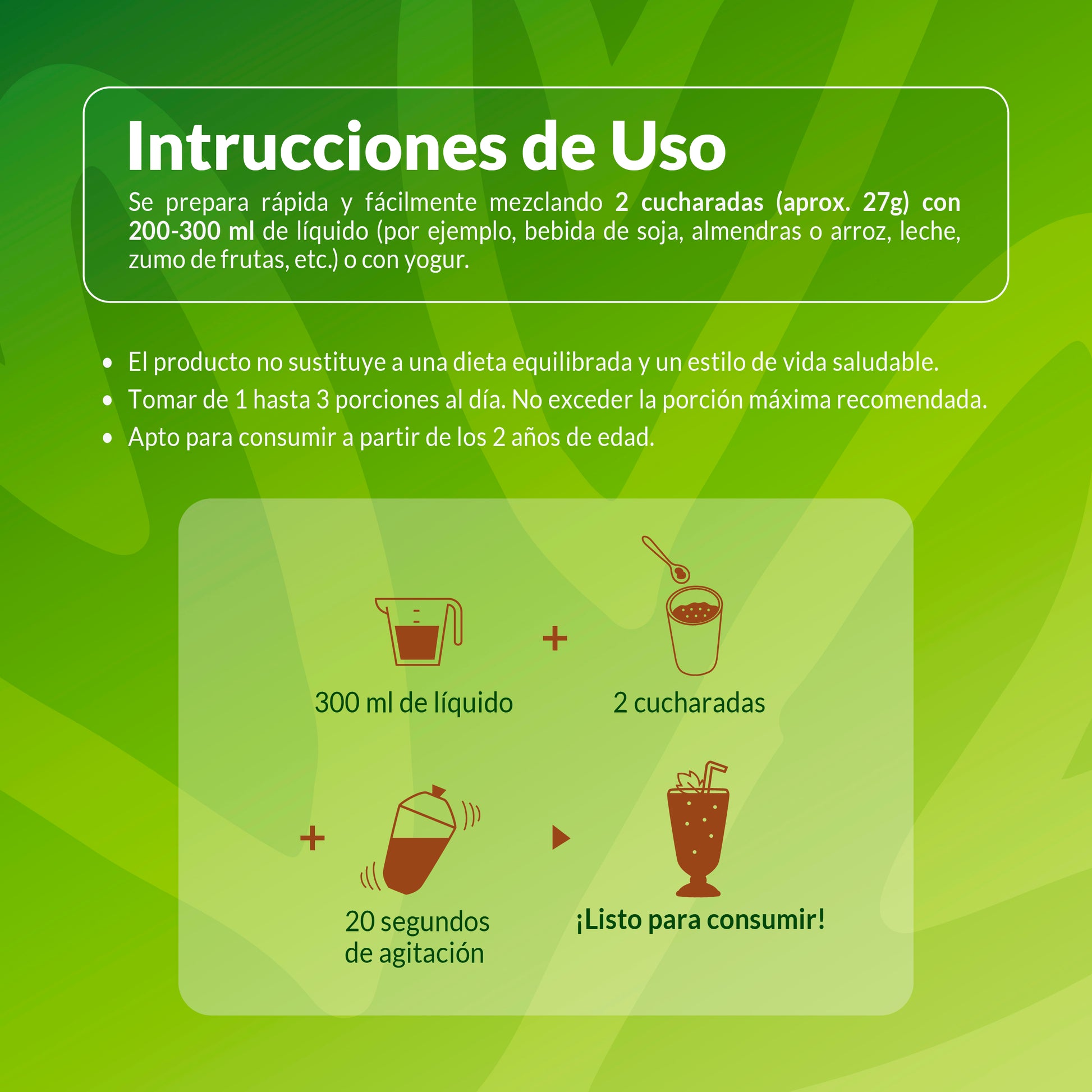 Cómo preparar el batido proteico sabor chocolate Living Foods
